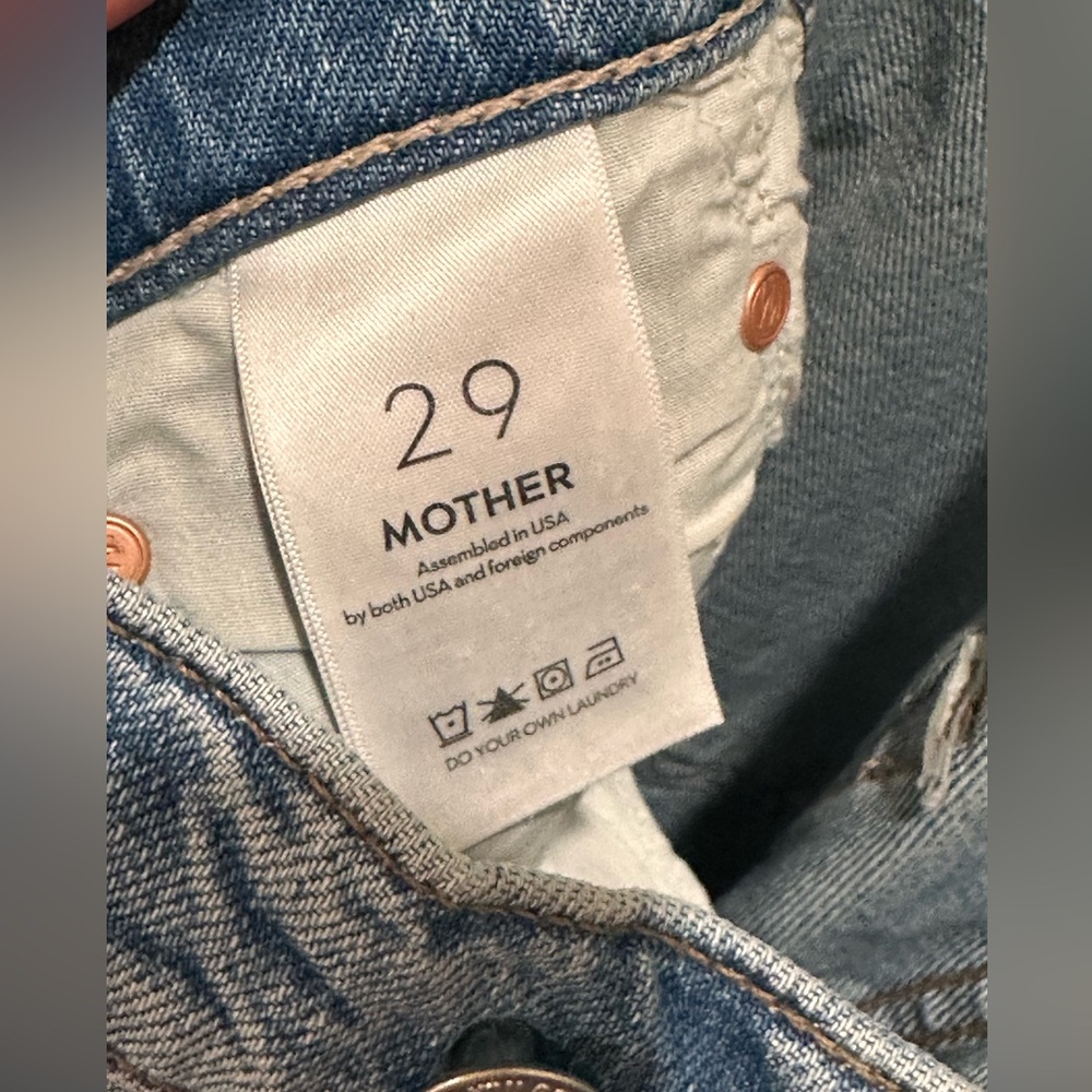 NWT Mother Jeans The Bookie Flood Dean’s List 29 - Picture 7 of 16